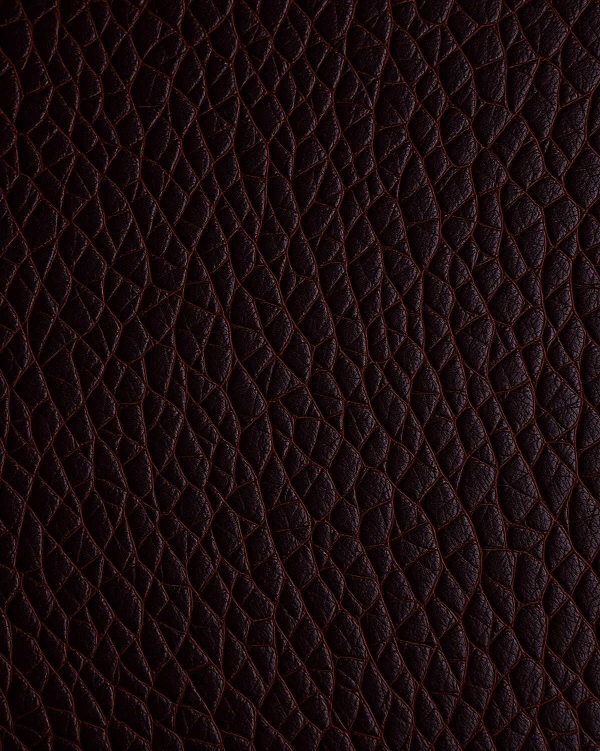 Close-up texture of full grain leather